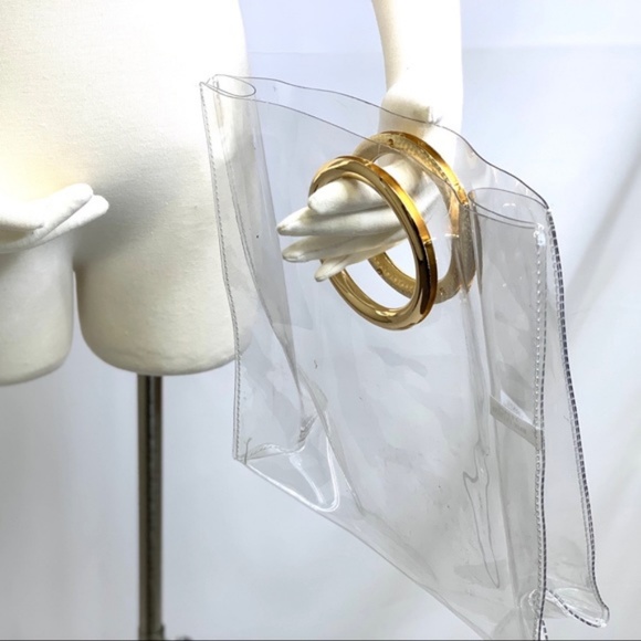 Transparent Double Gold Ring Purse - Picture 6 of 6